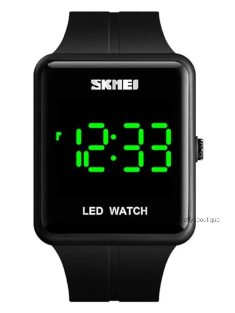 Large Face LED Digital Watch Date Time 3Bar Waterproof Unisex Sport Wristwatch